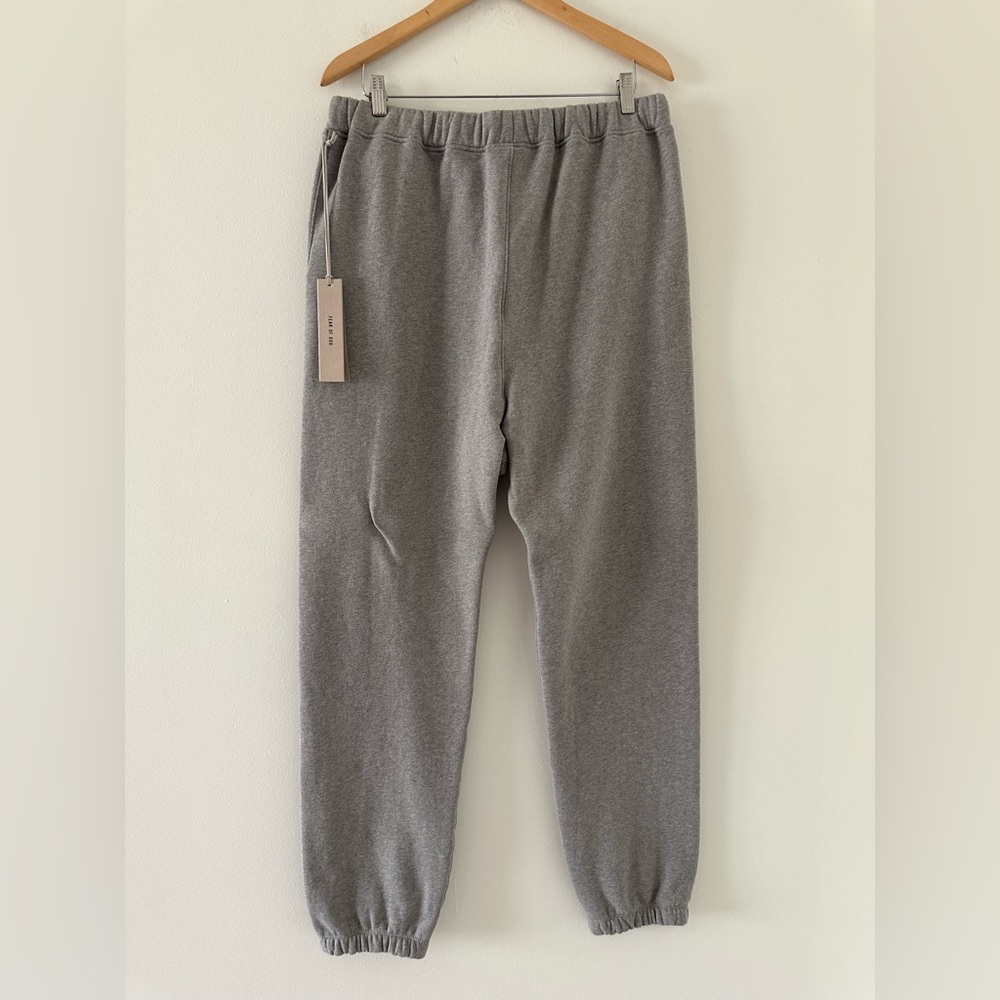 Fear of God Gray Sweatpants with Tan Drawstrings - Picture 10 of 10